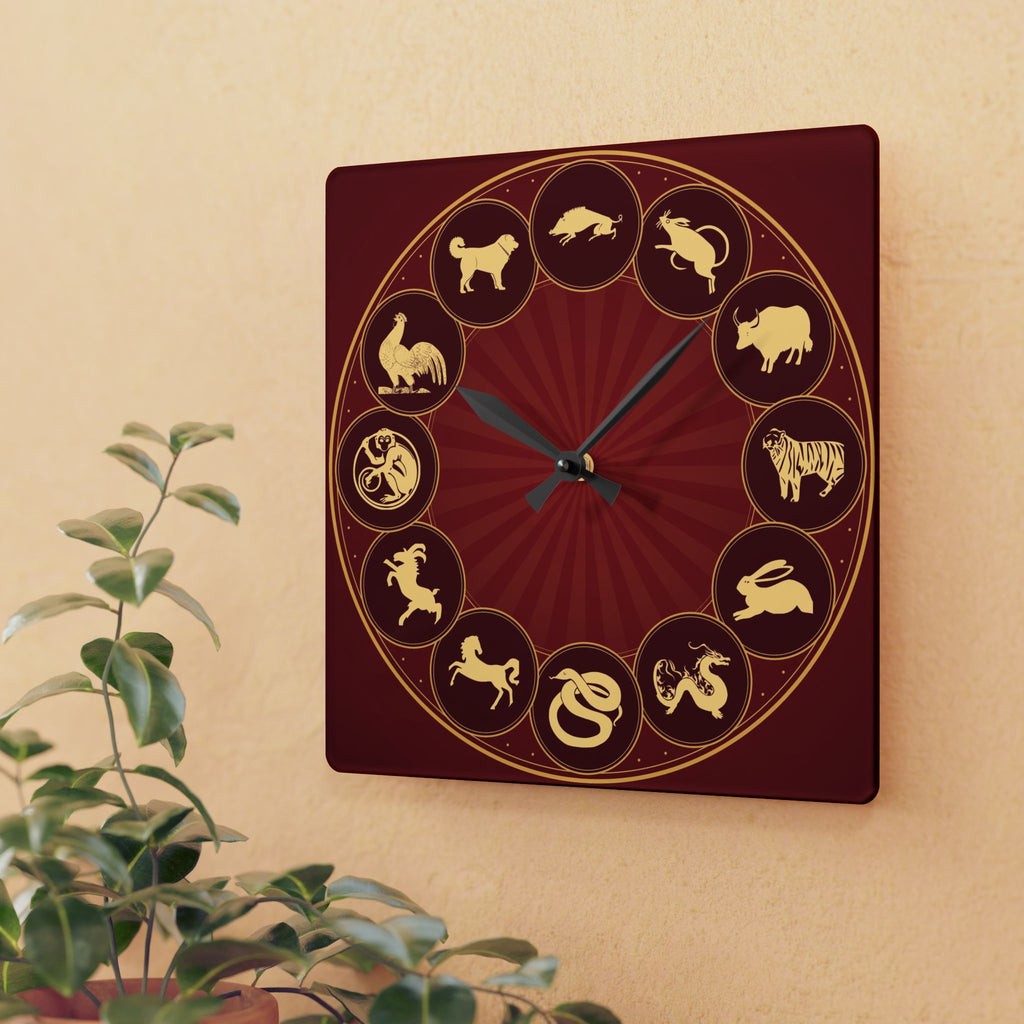 Chinese Zodiac Wall Clock