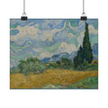Vincent van Gogh 'Wheat Field with Cypresses' Poster