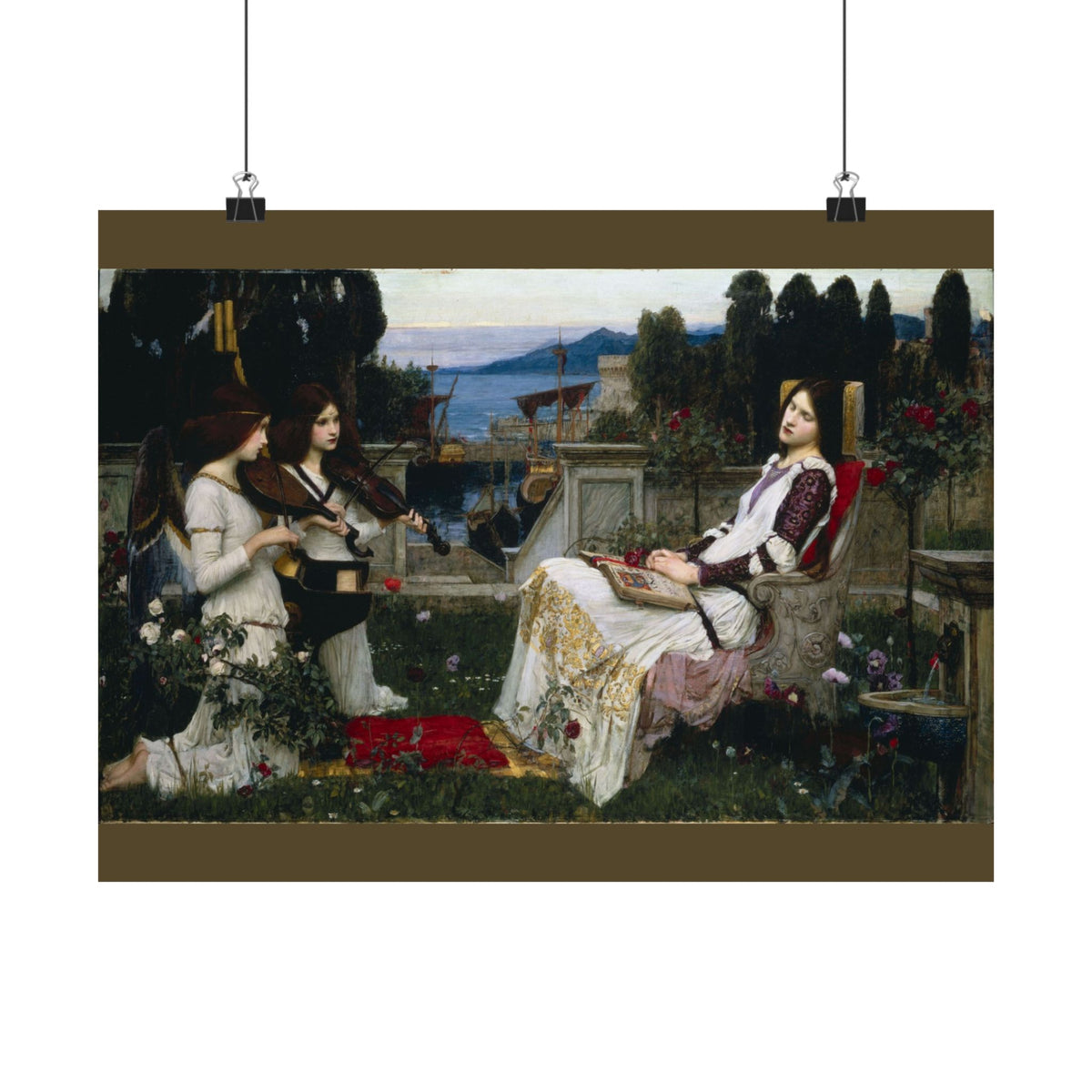 John William Waterhouse 'Saint Cecilia' Poster
