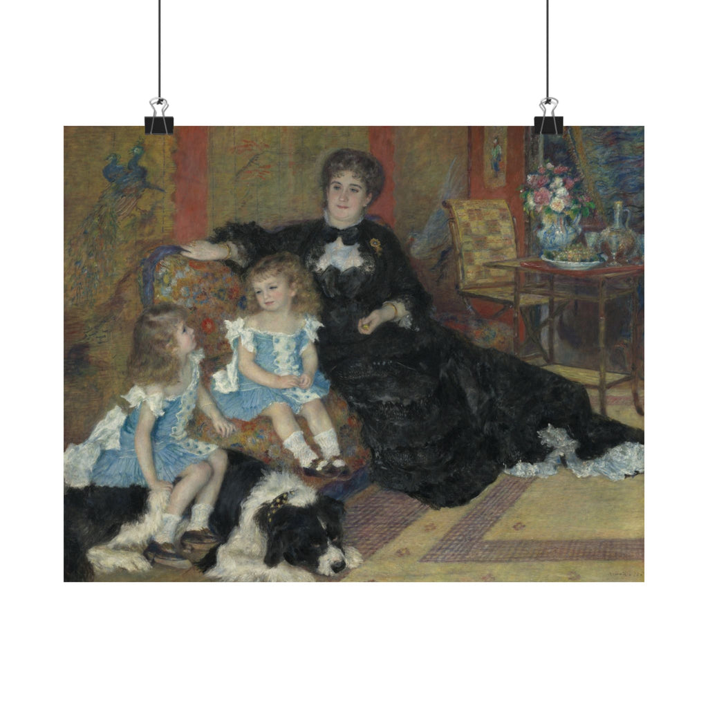 Pierre-Auguste Renoir 'Madame Georges Charpentier and Her Children' Poster