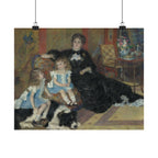 Pierre-Auguste Renoir 'Madame Georges Charpentier and Her Children' Poster