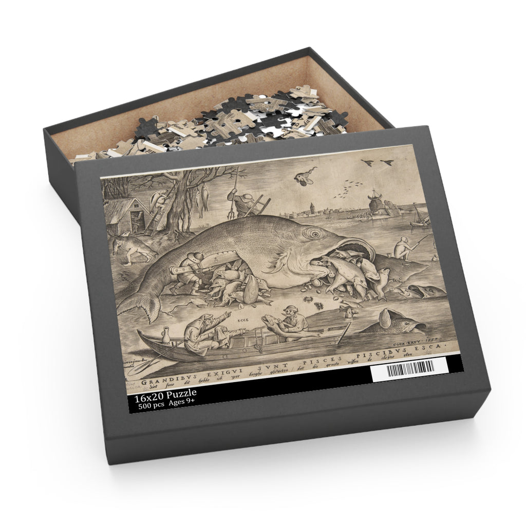 Pieter van der Heyden 'Big Fish Eat Little Fish' Jigsaw Puzzle