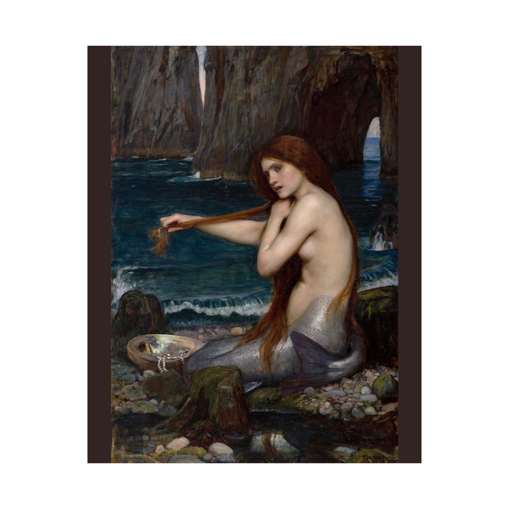 John William Waterhouse 'A Mermaid' Poster