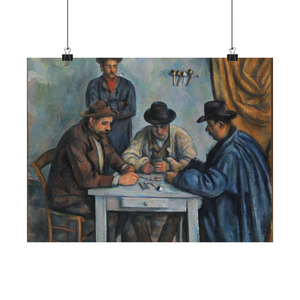 Paul Cézanne 'The Card Players' Poster