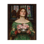 John William Waterhouse 'Gather Ye Rosebuds While Ye May' Poster