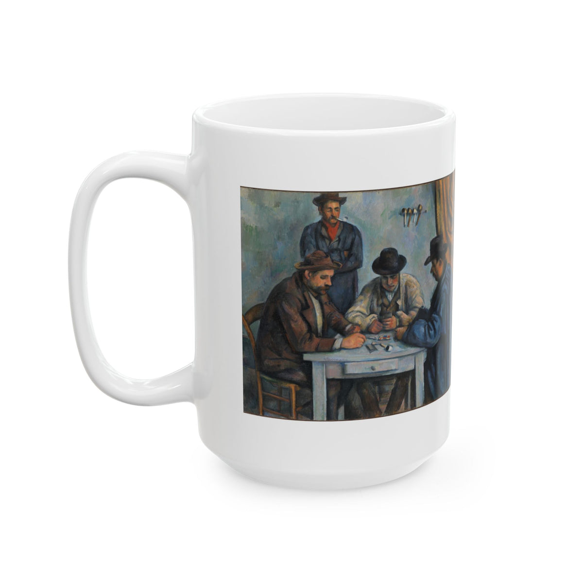 The Card Players Mug