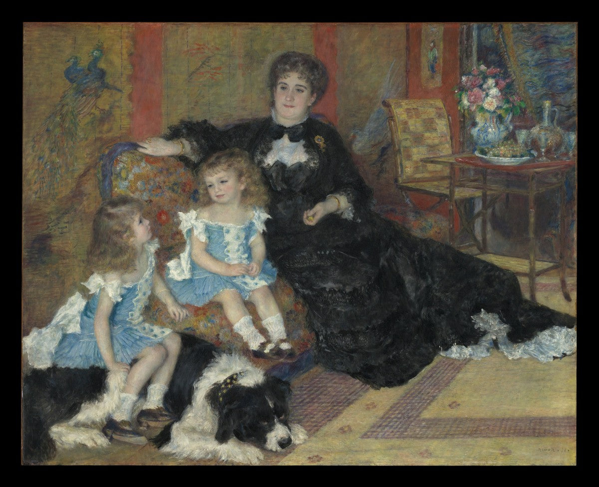 Madame Georges Charpentier and Her Children (original artwork)