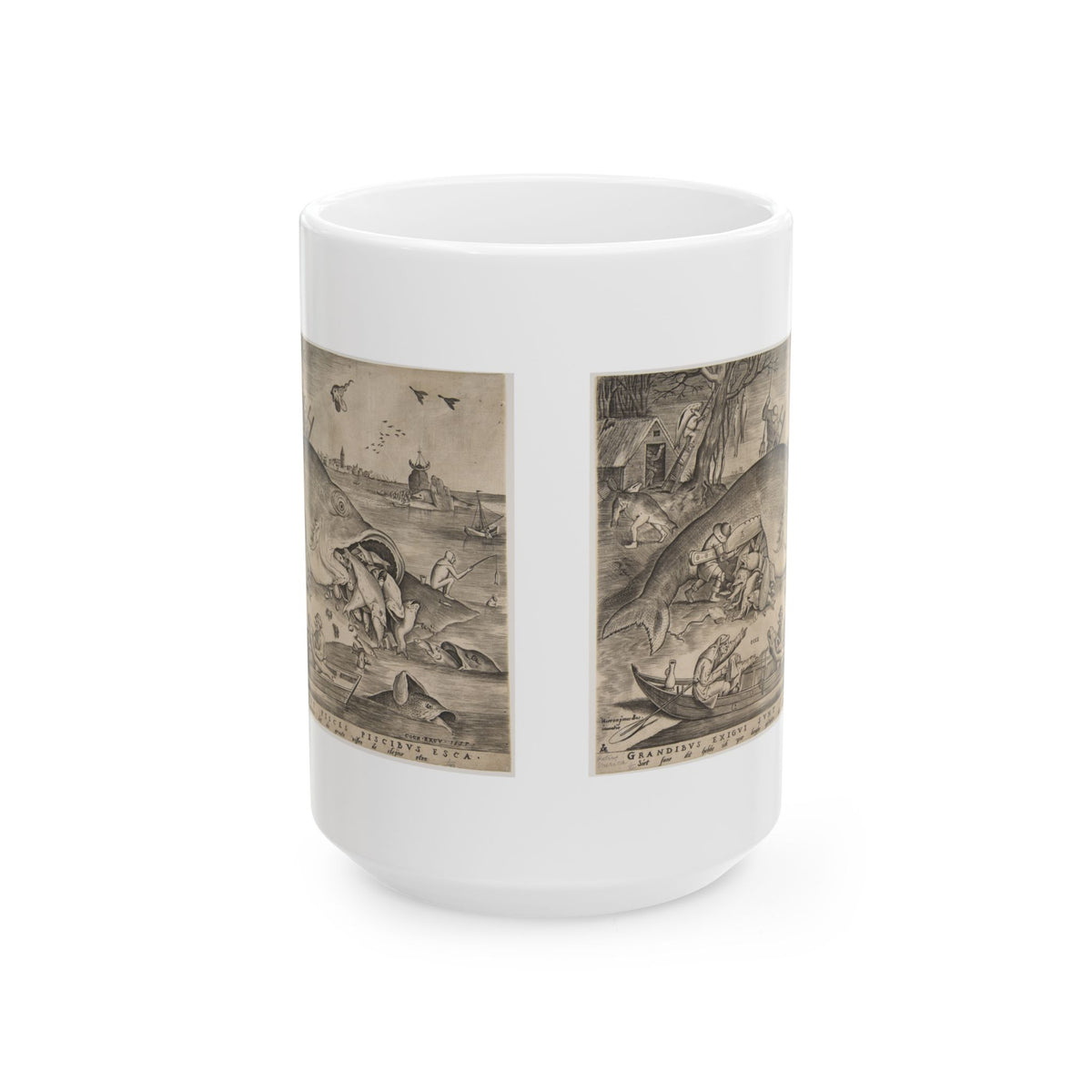 Big Fish Eat Little Fish Mug