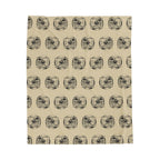 Sea Serpent Pattern Velveteen Plush Blanket