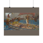John William Waterhouse 'Ulysses and the Sirens' Poster