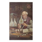 Paracelsus and the Flasks Banner Flag: Knapp Hanging Wall Flag