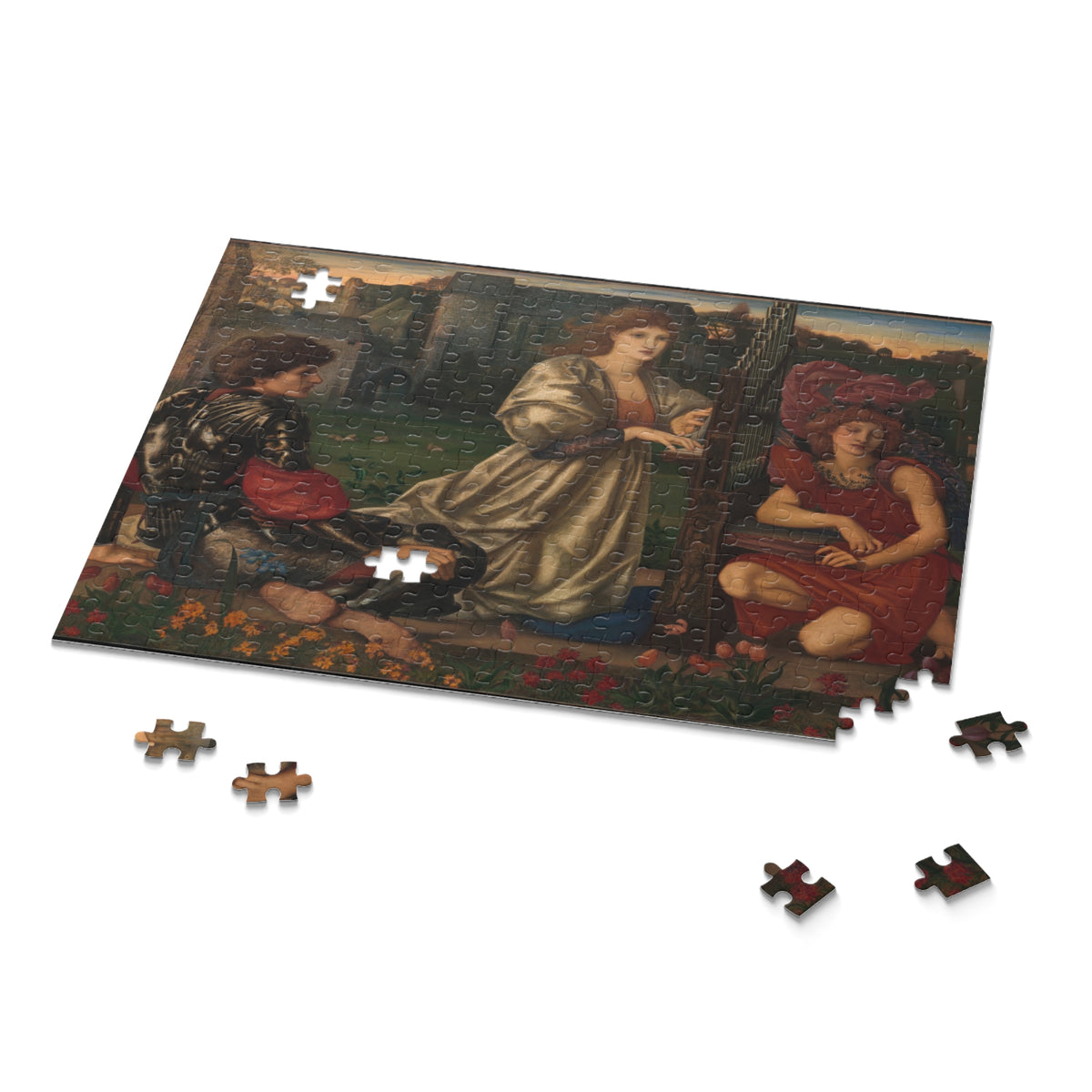 Edward Burne-Jones 'The Love Song' Jigsaw Puzzle