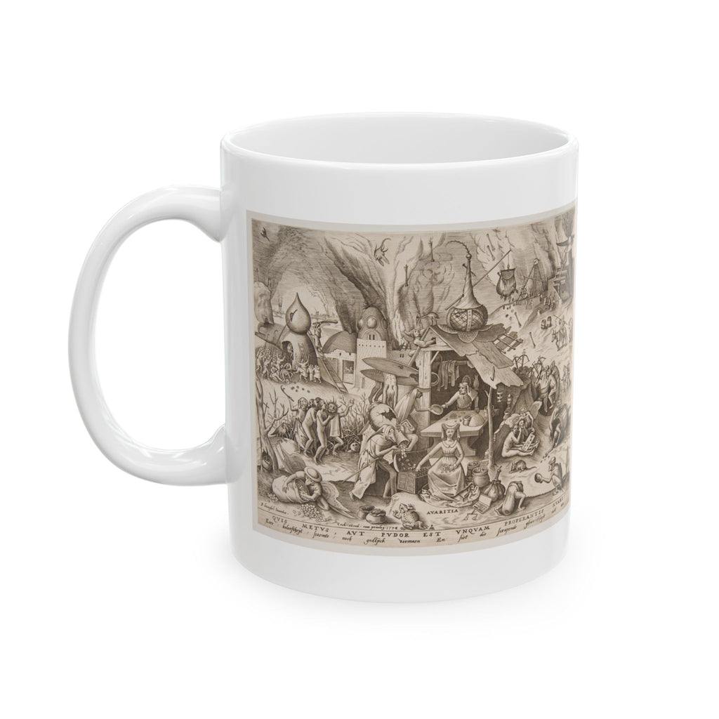 Pieter van der Heyden 'Avarice' Mug