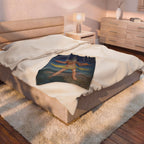 The Grand Man of the Zohar Velveteen Plush Blanket