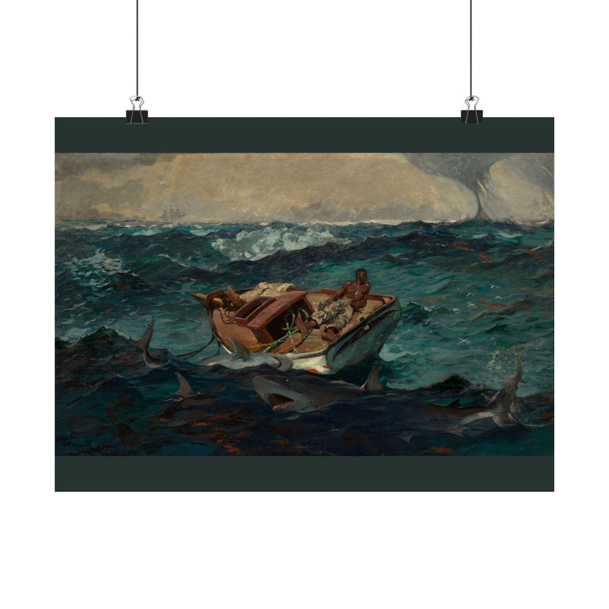 Winslow Homer 'The Gulf Stream' Poster
