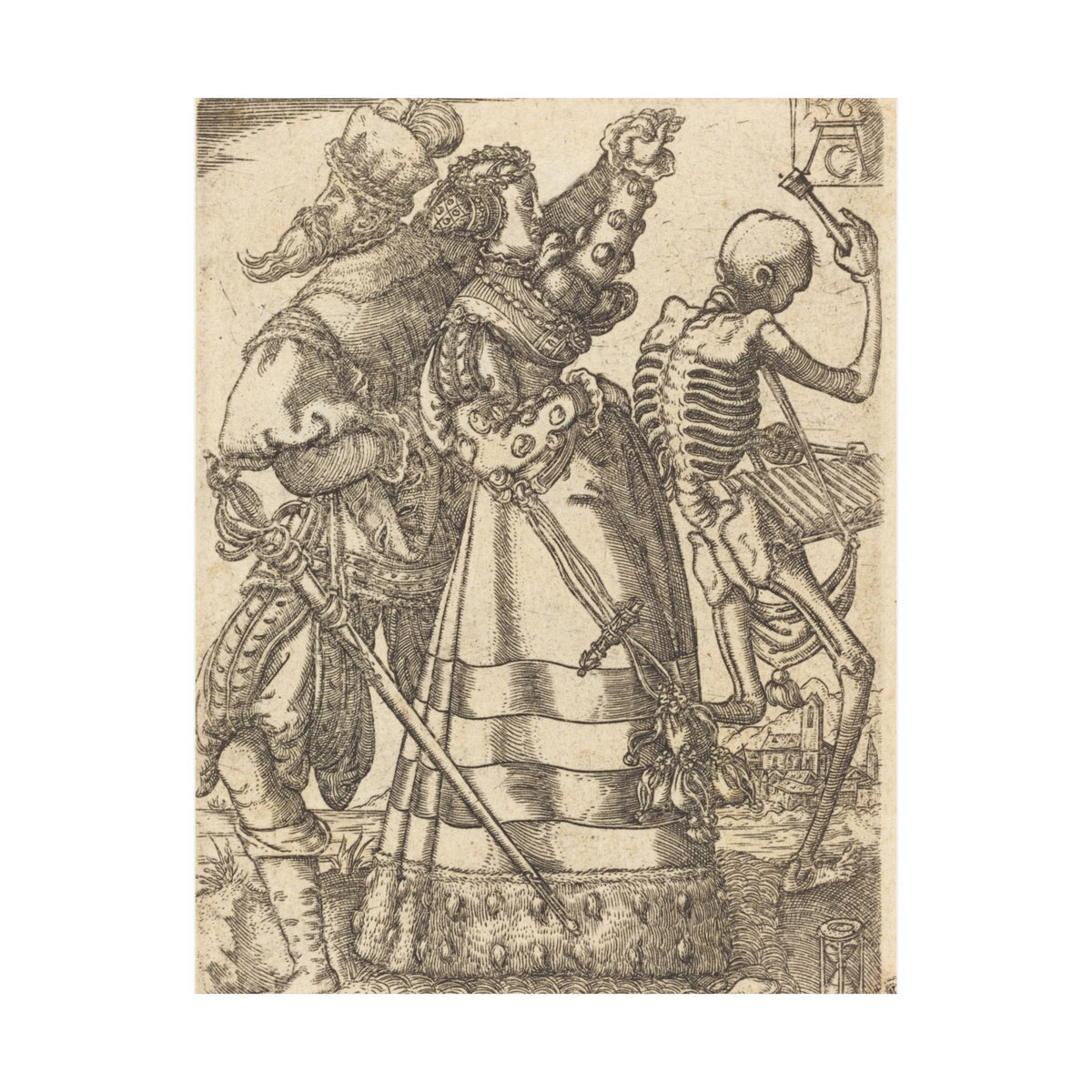 Allaert Claesz. 'Dance of Death II' Poster