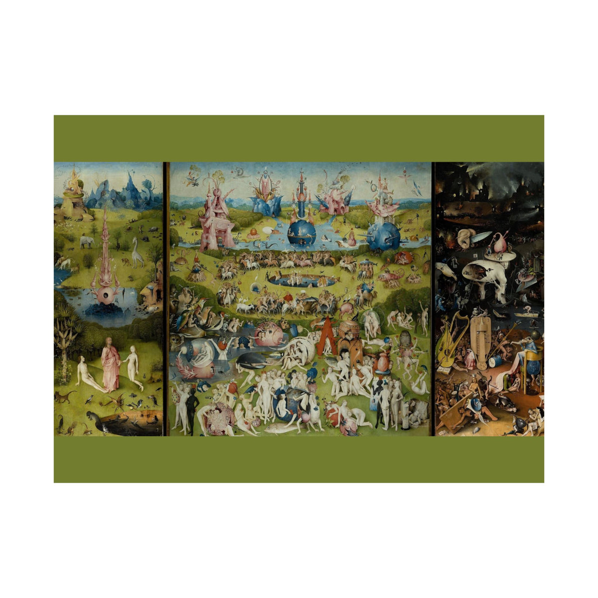 Hieronymus Bosch 'The Garden of Earthly Delights' Poster