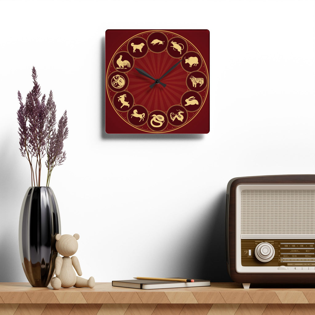 Chinese Zodiac Wall Clock