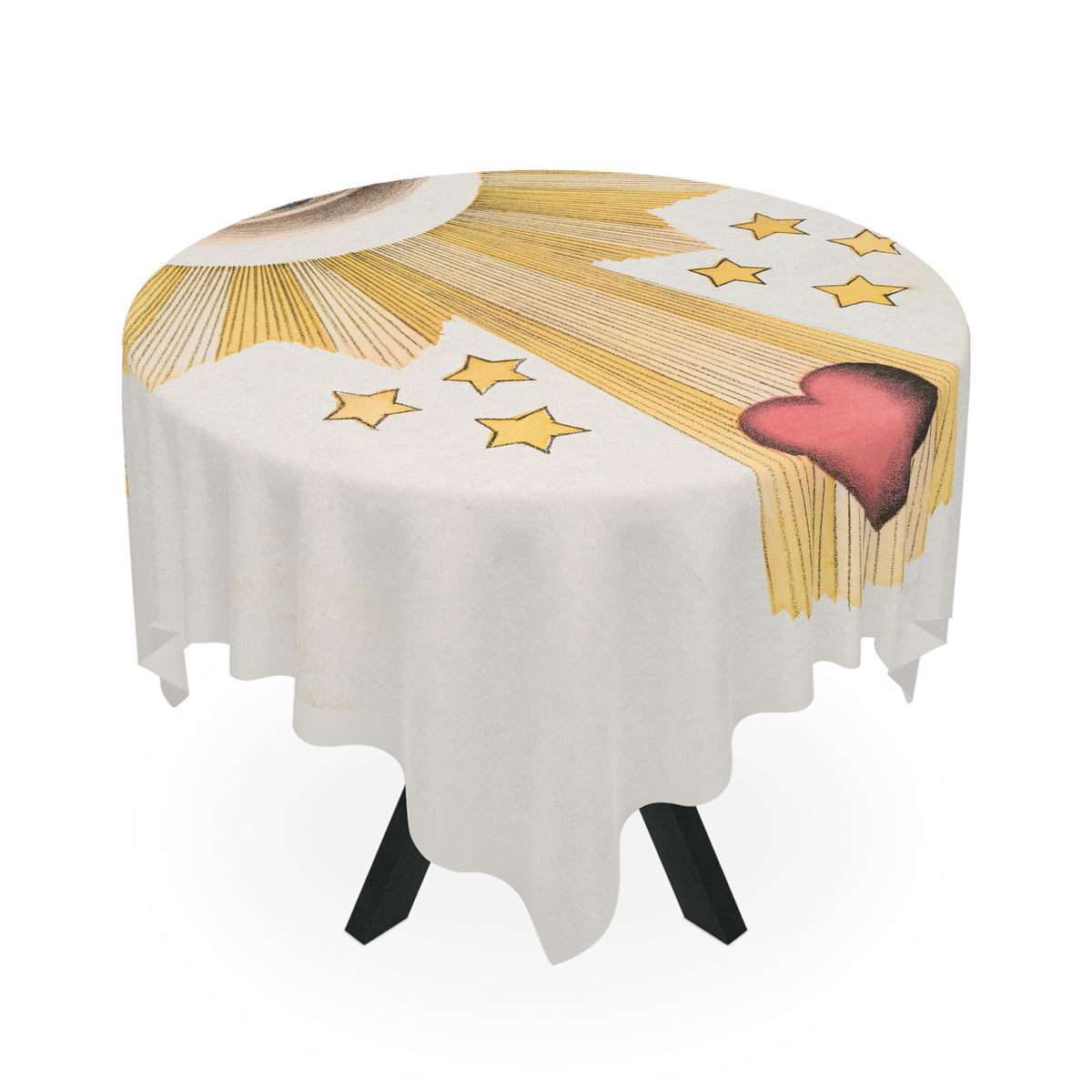 All-Seeing Eye Altar Cloth: Antique Eye of Providence Illustration