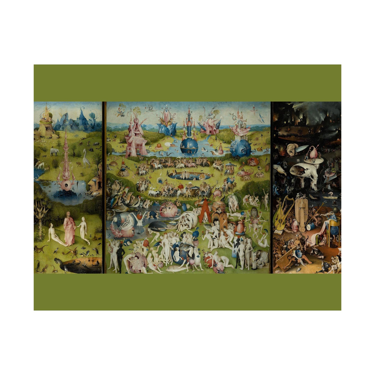 Hieronymus Bosch 'The Garden of Earthly Delights' Poster