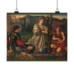 Edward Burne-Jones 'The Love Song' Poster