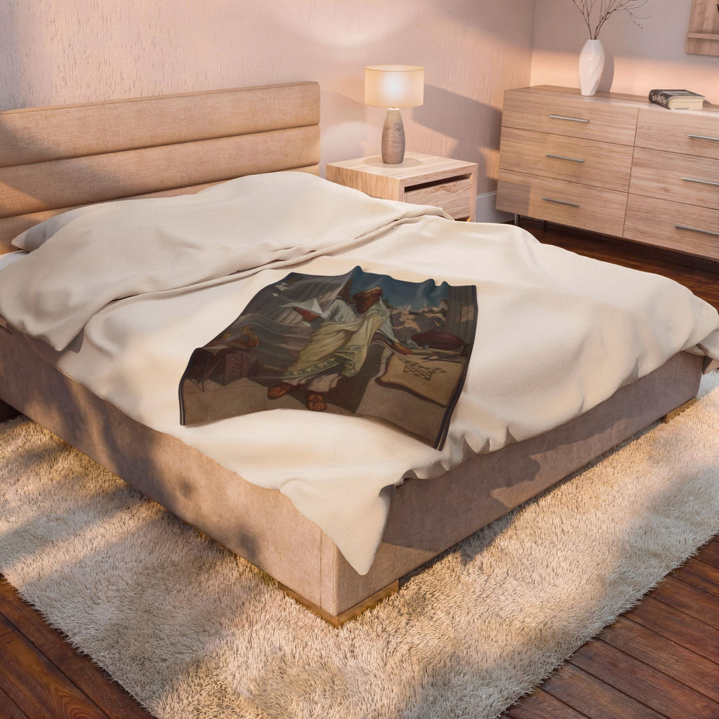 Pythagoras Velveteen Plush Blanket