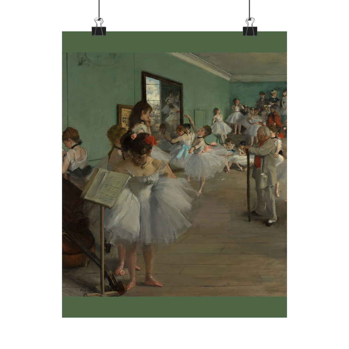 Edgar Degas 'The Dance Class' Poster