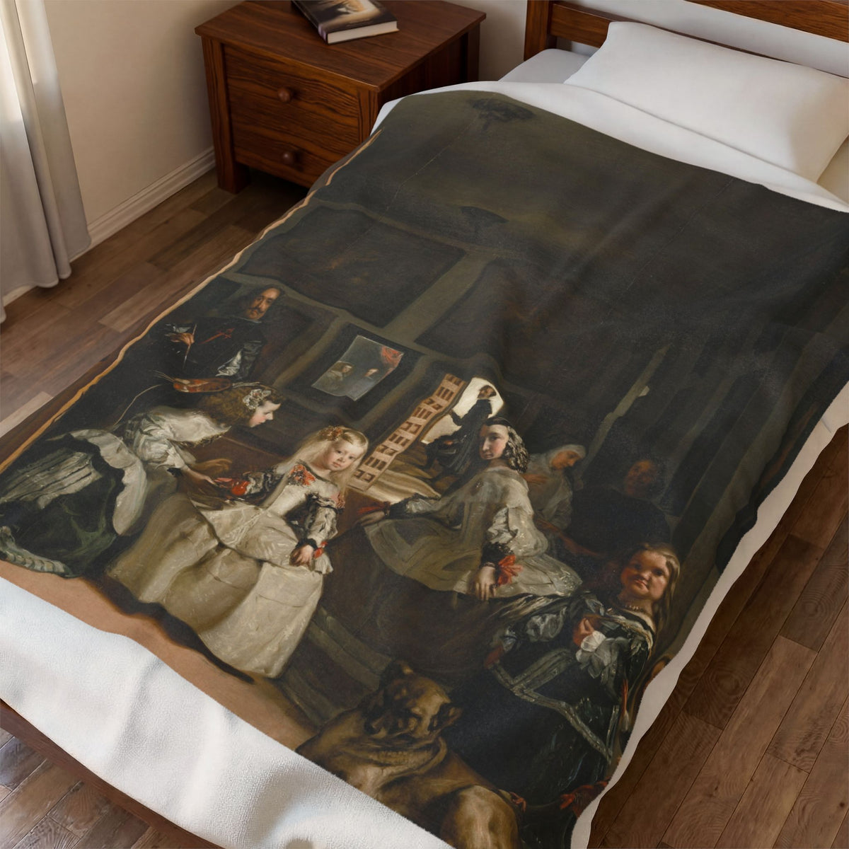 Las Meninas Velveteen Plush Blanket