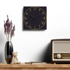 Egyptian Hieroglyphs Wall Clock