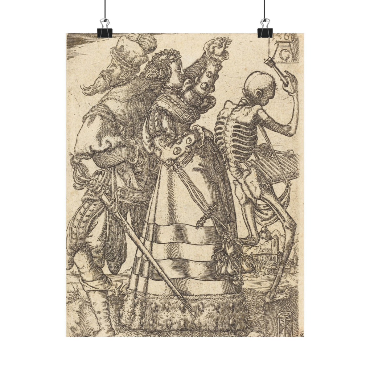 Allaert Claesz. 'Dance of Death II' Poster