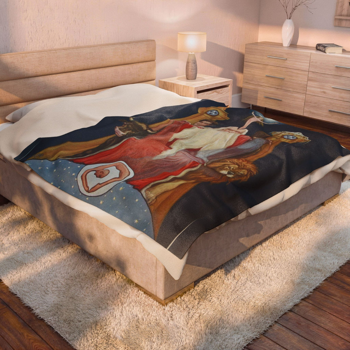 The Ancient of Ancients Velveteen Plush Blanket