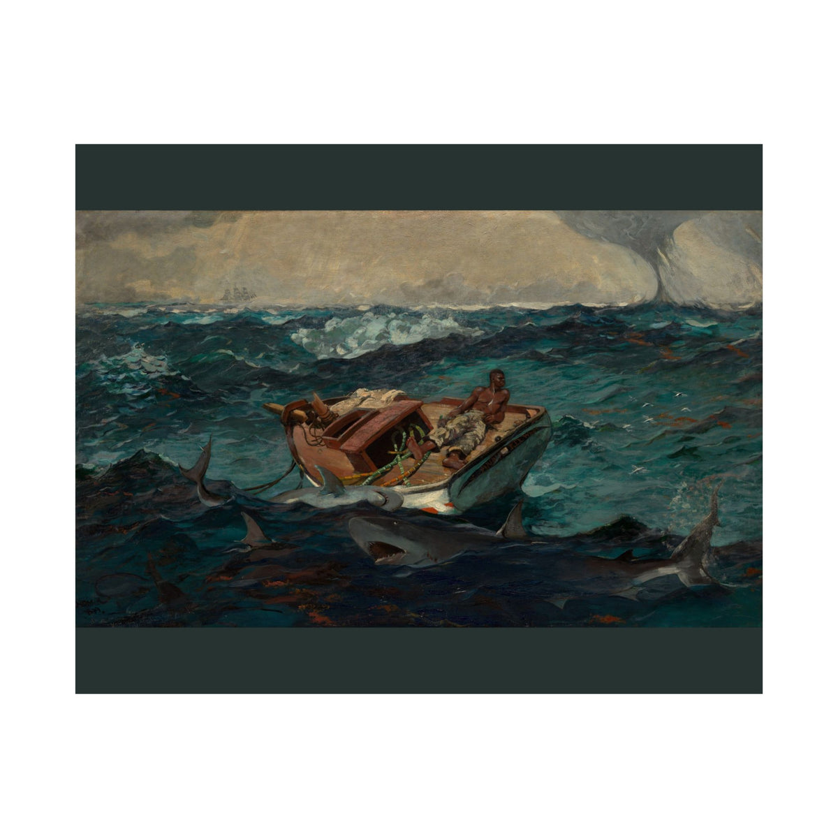 Winslow Homer 'The Gulf Stream' Poster