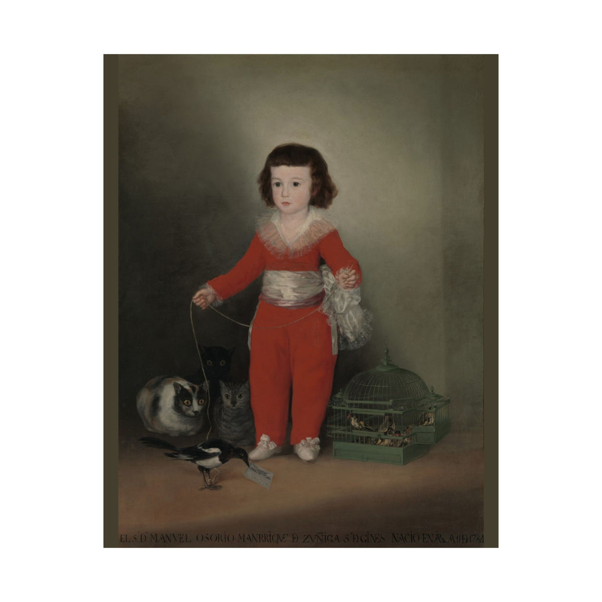 Francisco Goya 'The Red Boy' Poster