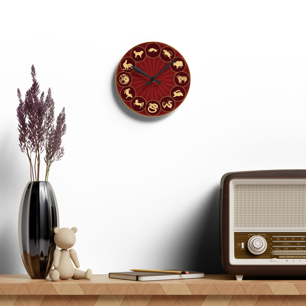 Chinese Zodiac Wall Clock