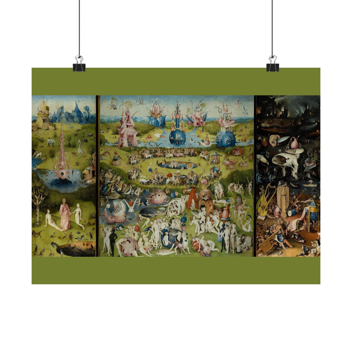 Hieronymus Bosch 'The Garden of Earthly Delights' Poster