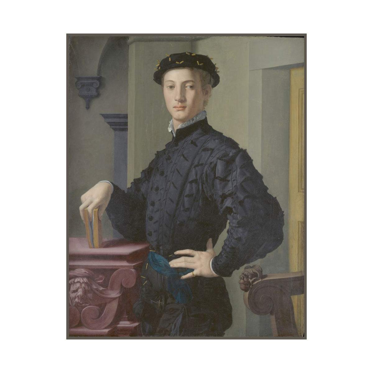 Bronzino 'Portrait of a Young Man' Poster
