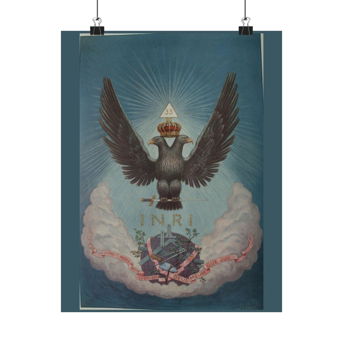 J. Augustus Knapp 'The Supreme Symbol' Poster