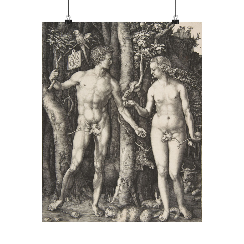 Albrecht Dürer 'Adam and Eve' Poster