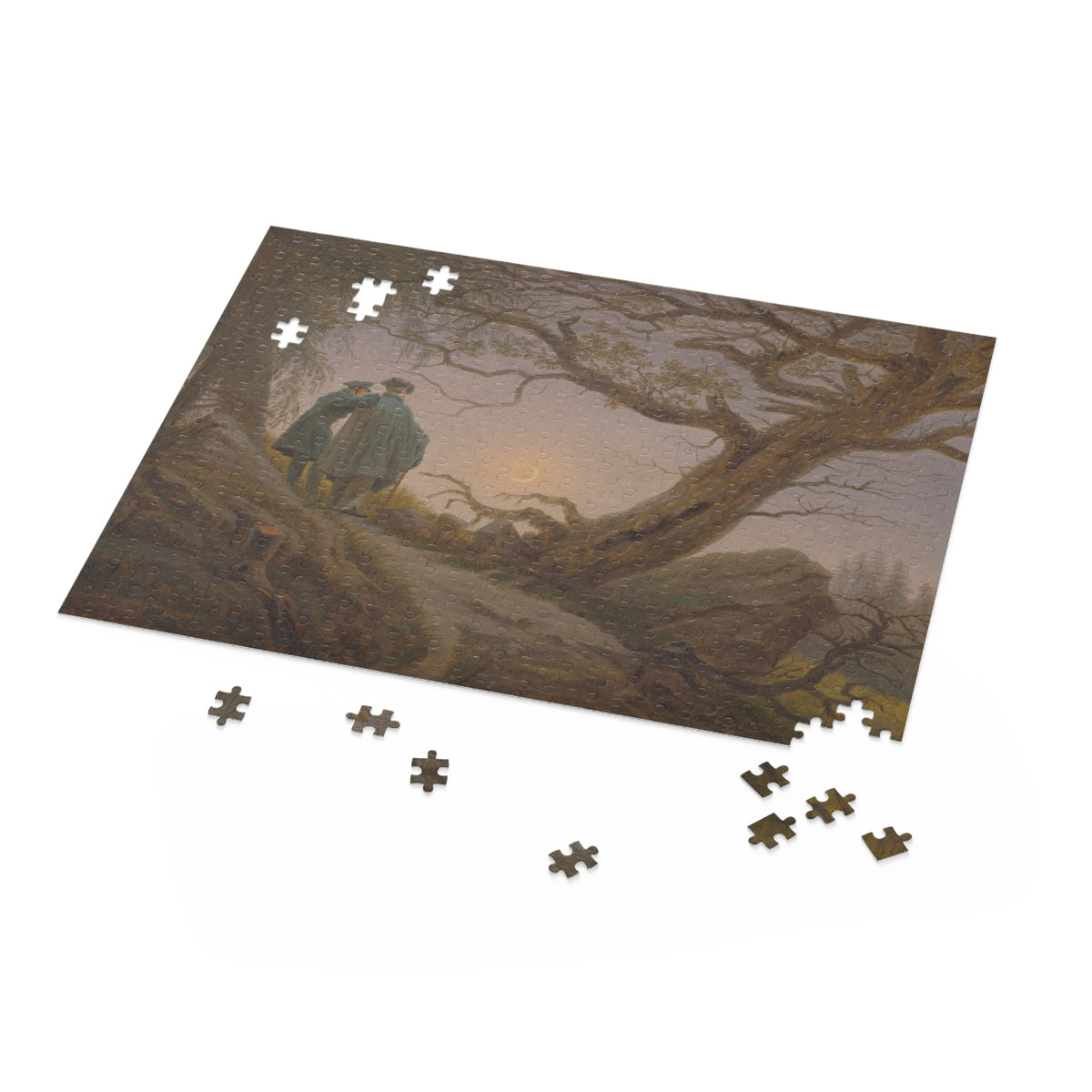 Caspar David Friedrich 'Two Men Contemplating the Moon' Jigsaw Puzzle