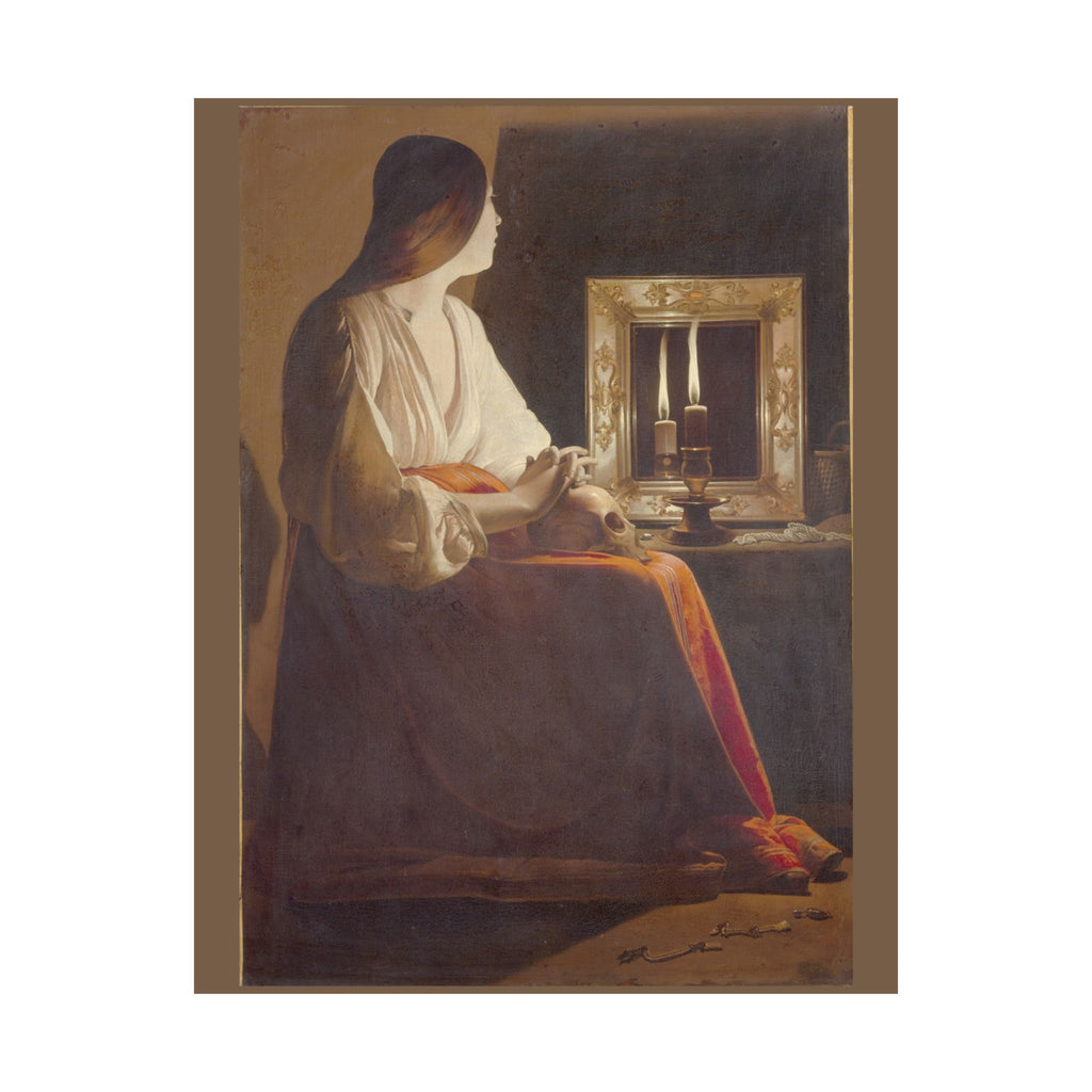 Georges de La Tour 'The Penitent Magdalen' Poster