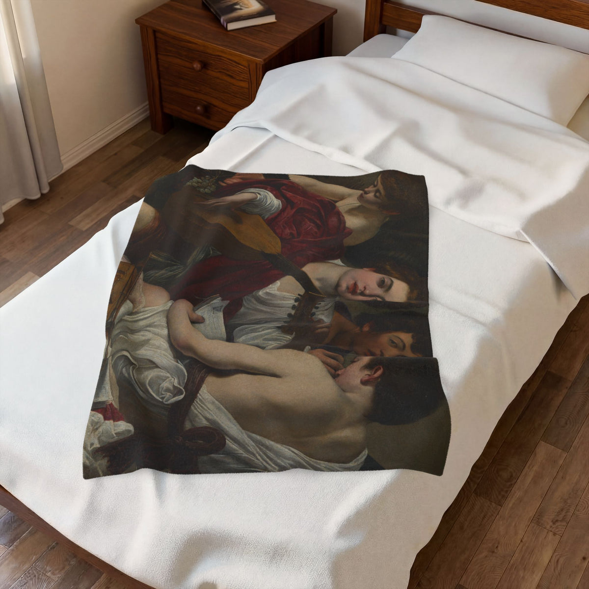 The Musicians Velveteen Plush Blanket