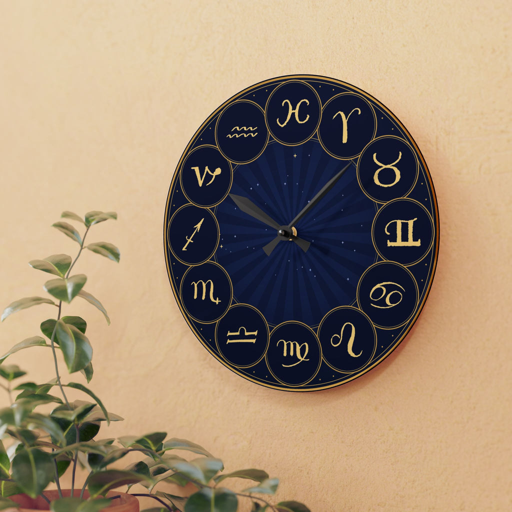 Celestial Zodiac Wall Clock