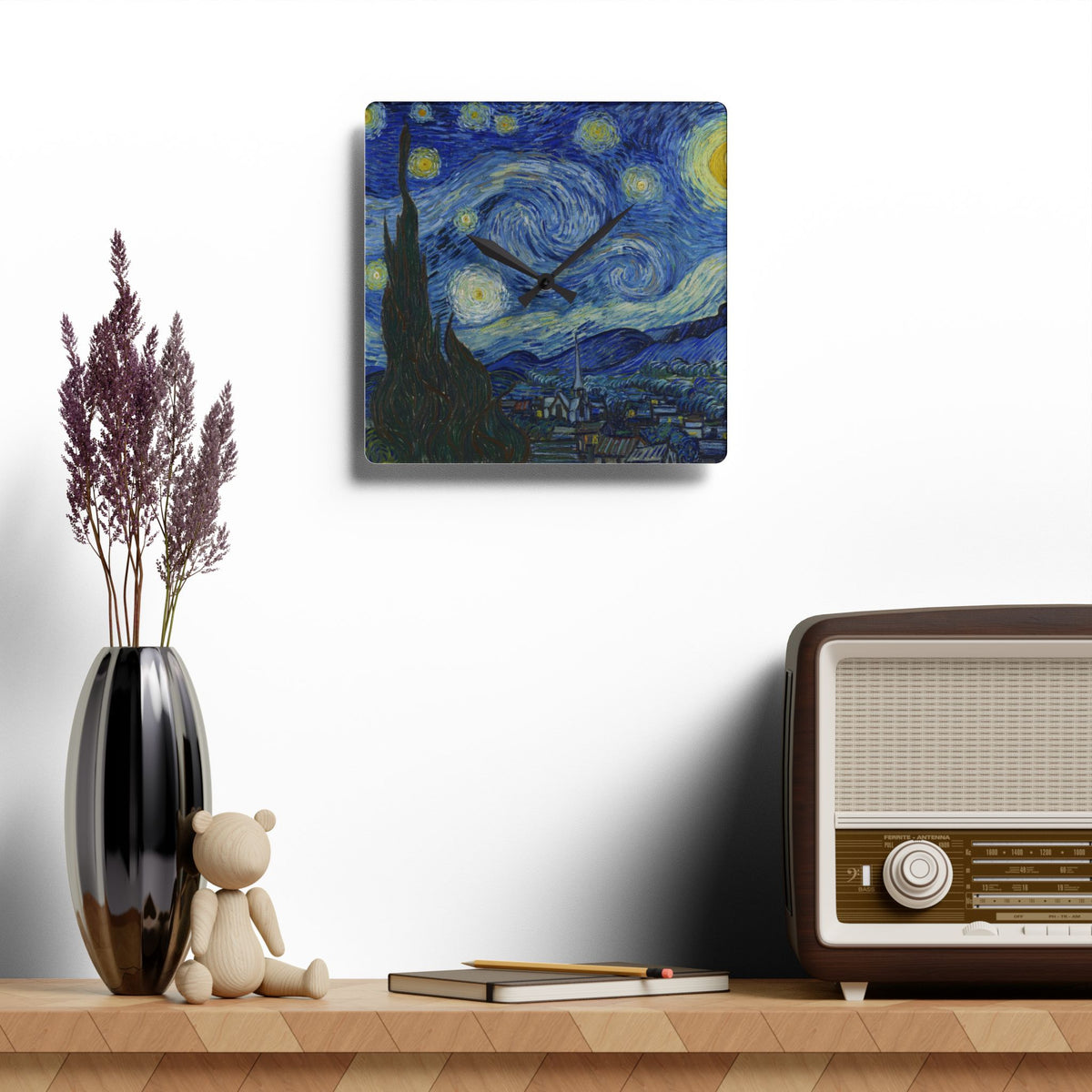 Vincent van Gogh 'The Starry Night' Wall Clock