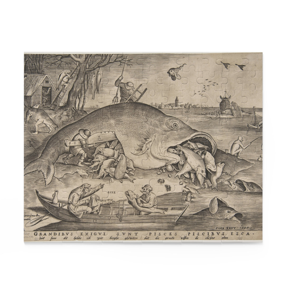 Pieter van der Heyden 'Big Fish Eat Little Fish' Jigsaw Puzzle
