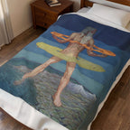 The Grand Man of the Zohar Velveteen Plush Blanket