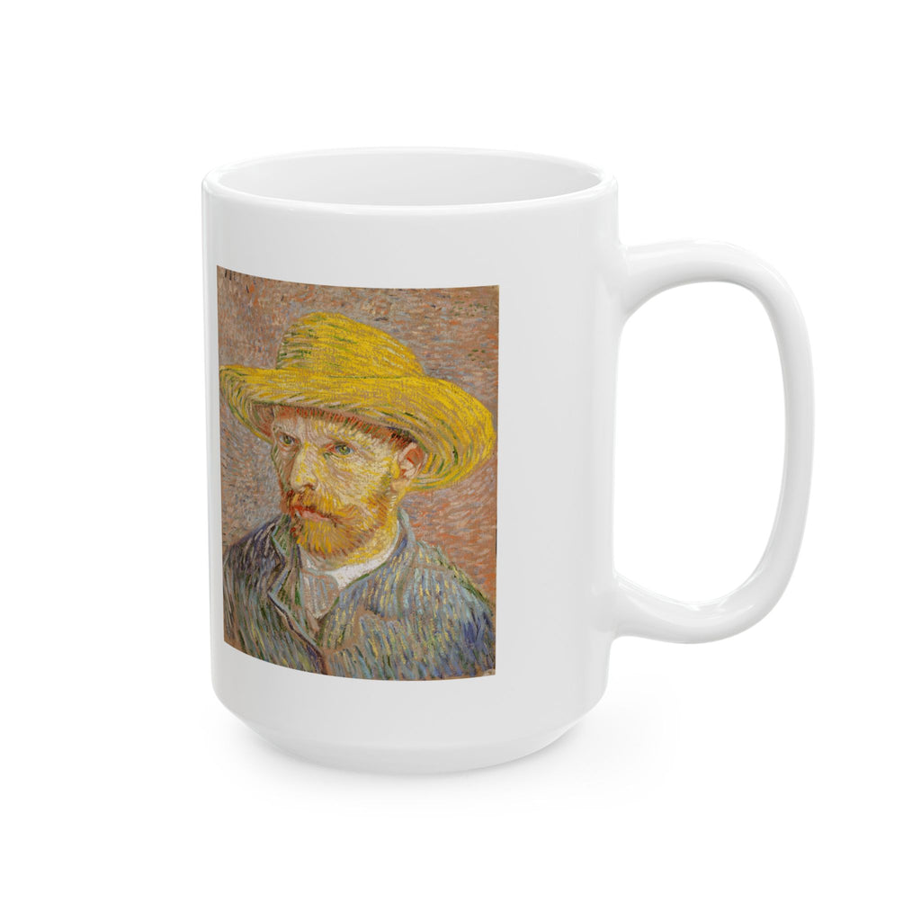 Self-Portrait with a Straw Hat Mug