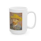 Self-Portrait with a Straw Hat Mug