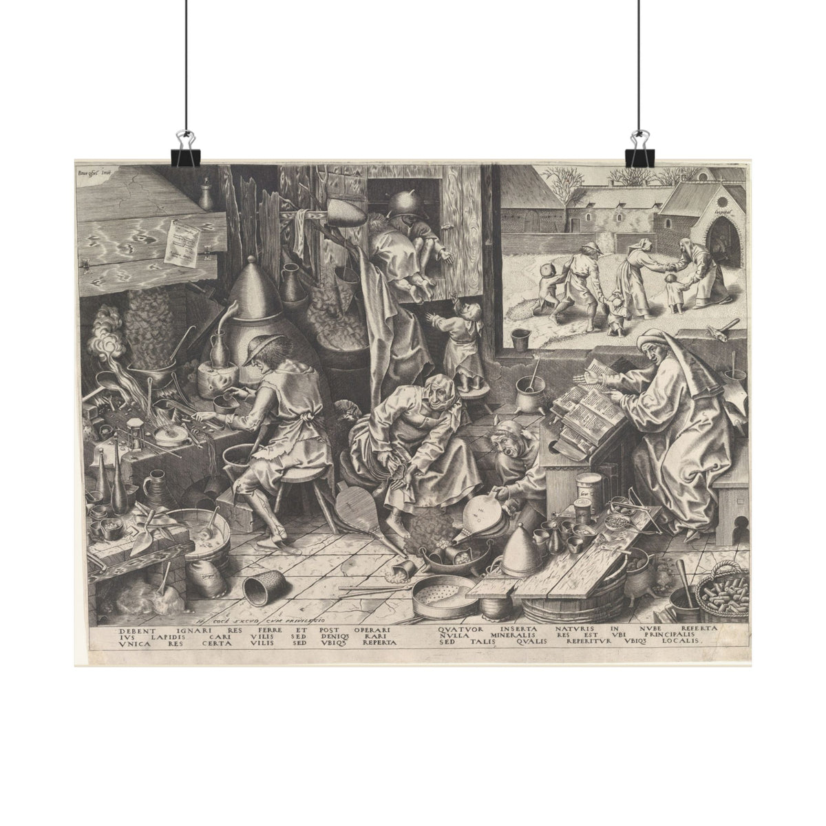 Pieter Bruegel the Elder 'The Alchemist' Poster
