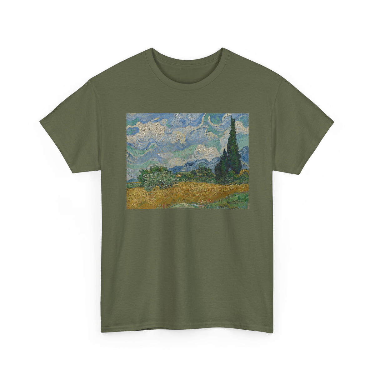 Wheat Field with Cypresses Shirt