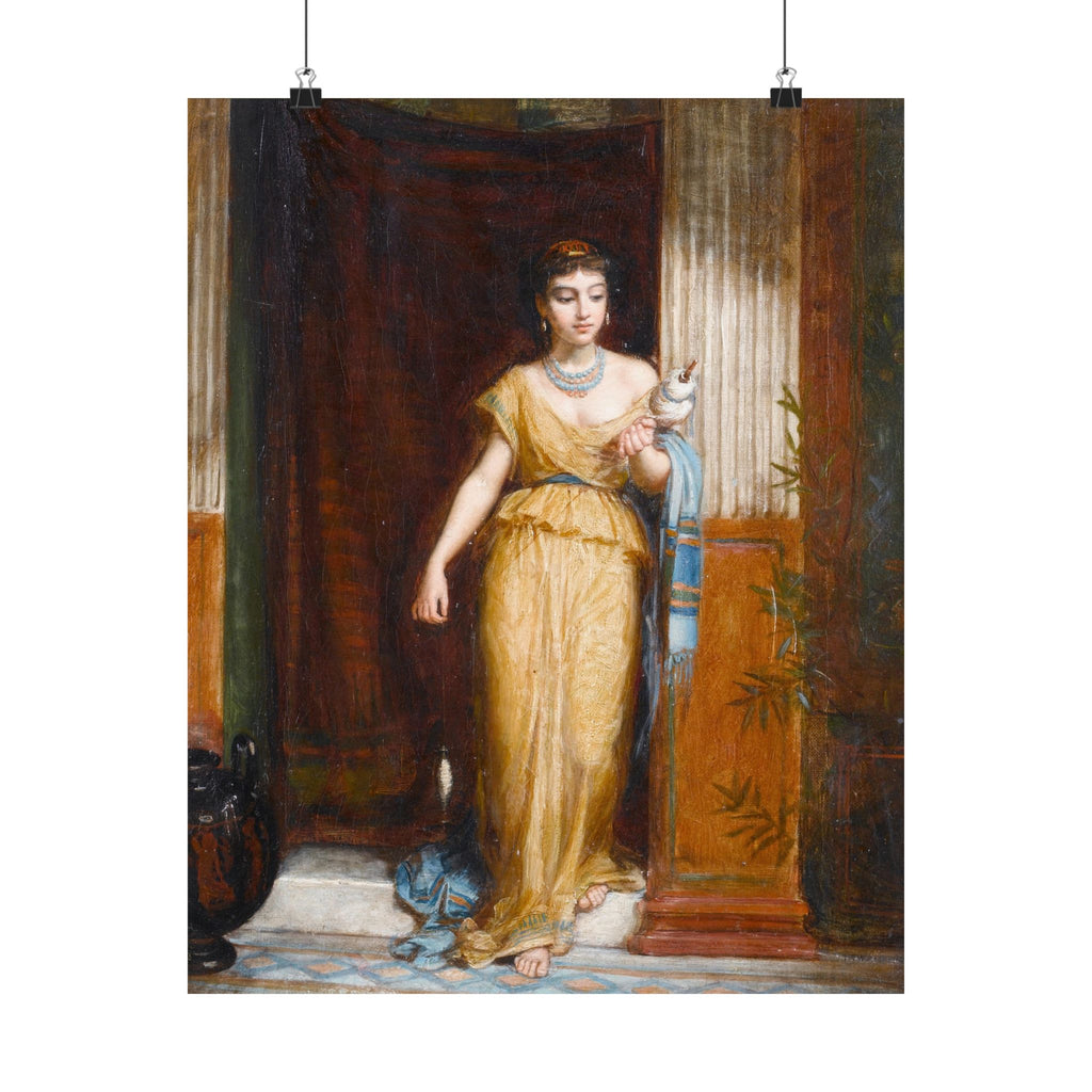 John William Waterhouse 'The Spinner' Poster